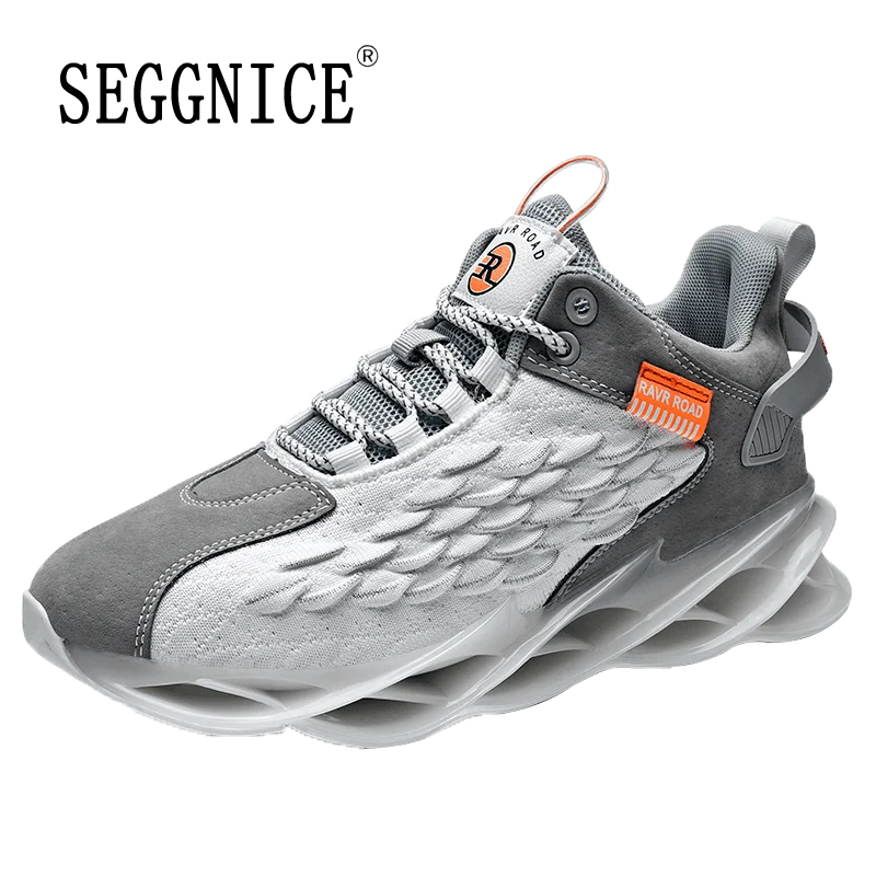 Running Lace Up Shoes 2020 Brand Sport Shoes Men Jogging Footwear Outdoors Lightweight Breathable Sneakers Men Big Size 46