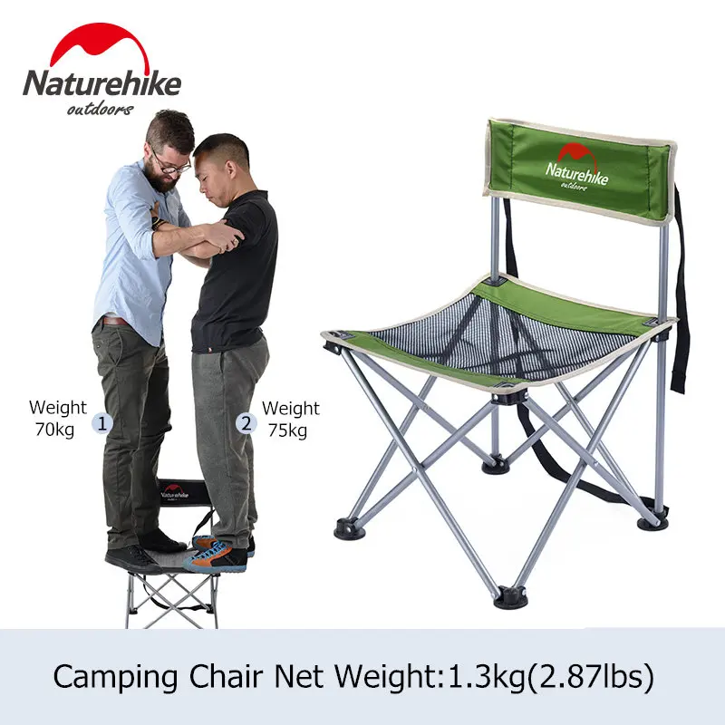 Naturehike открытый кемпинг стул складной стул для пикника легкий рыболовный пляжный стул складной компактный Сверхлегкий туристический стул