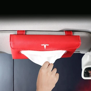 

Car Tissue Box For Tesla Model 3 Model S Model X Car Armrest Box Type Tissue Box Car Styling