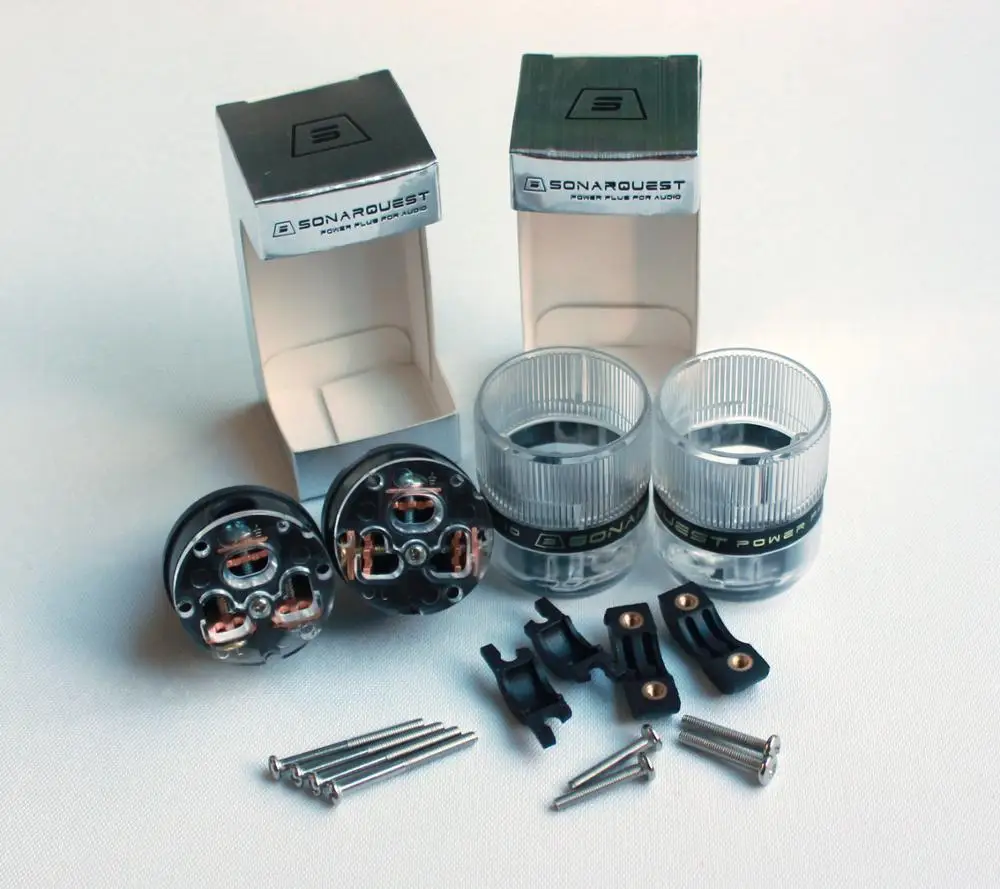 SONARQUEST ST-RP(B) ST-RC(B) High End чистая красная медь США Разъем питания и IEC разъем для Hi-Fi аудиоусилитель