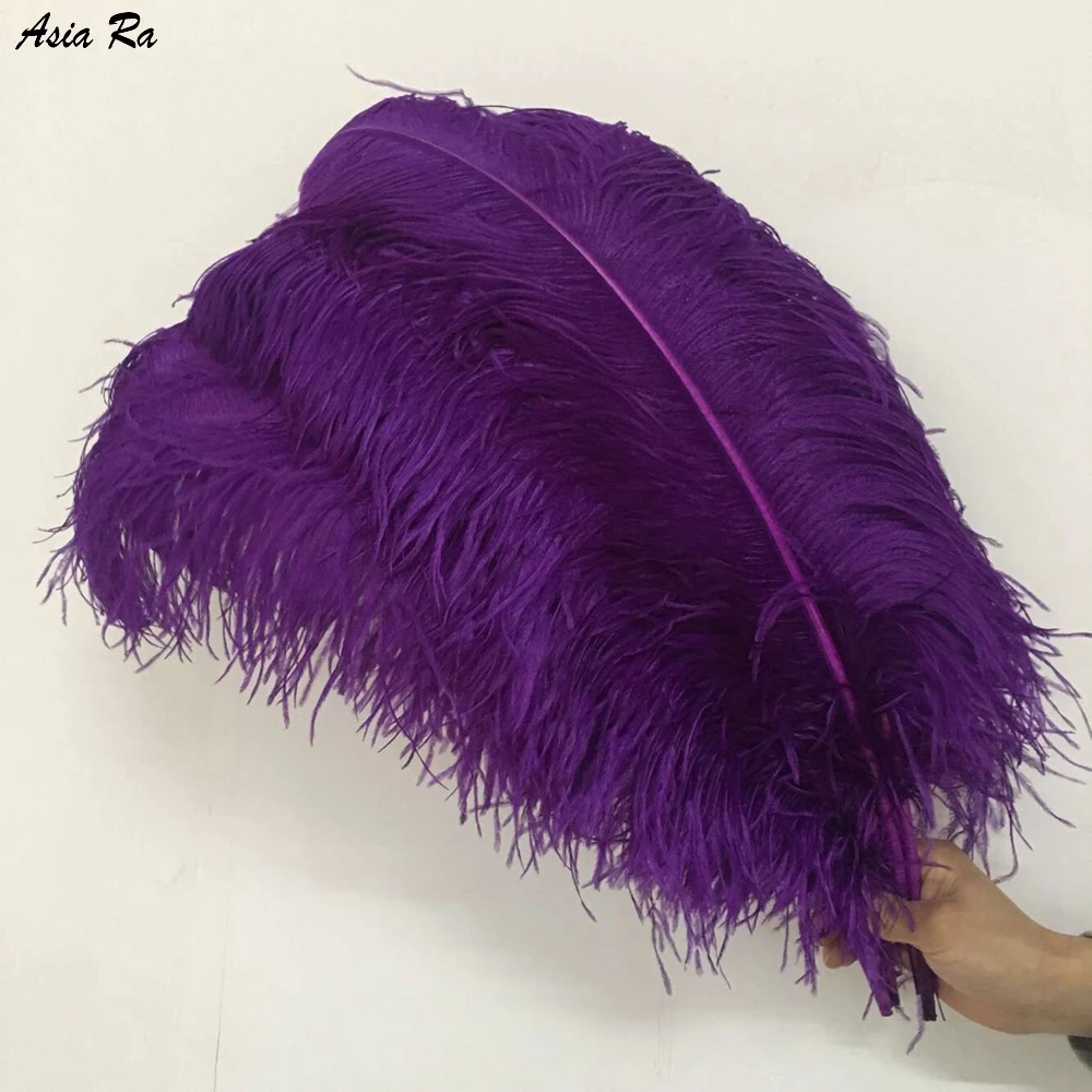 

10pcs/lot New High Quality Fluffy Big Pole Ostrich Feather 65-70cm Pluma for Crafts DIY Needlework Dresses Wedding Decoration