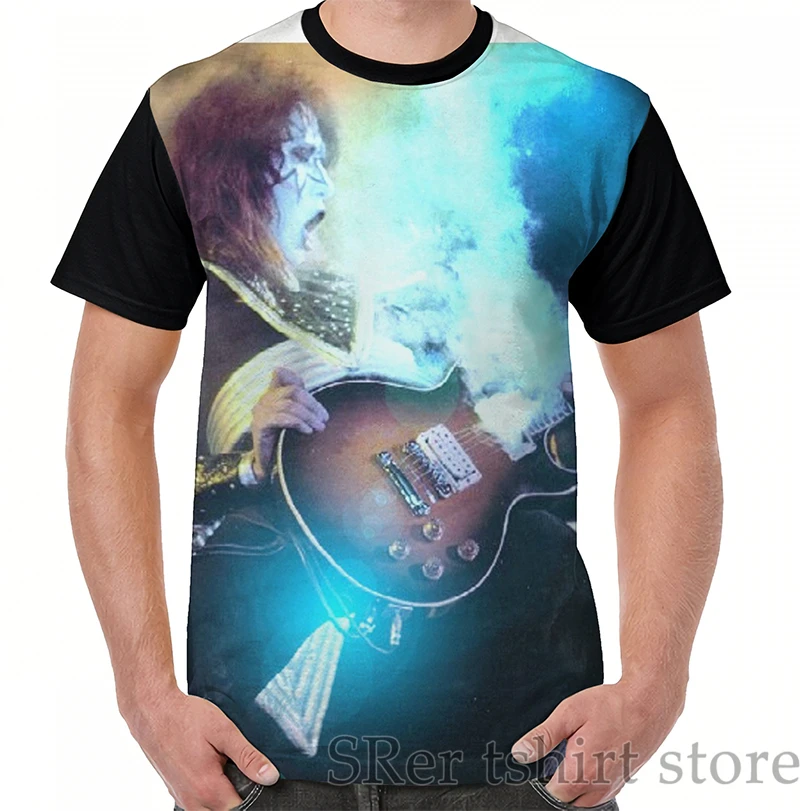 Funny print men t shirt women Tops tee Ace Light Graphic T-Shirt O-neck Short Sleeve Casual tshirts | Мужская одежда