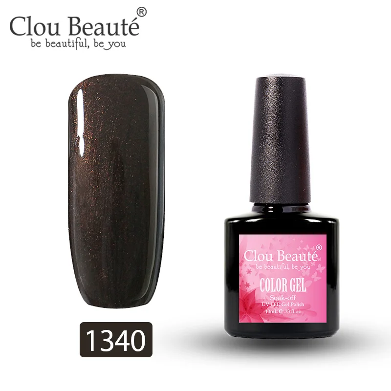 Clou Beaute 179 цветов Гель-лак для ногтей 10 мл УФ маникюр Дизайн полуперманентные Лаки дизайн ногтей гель Украшение Лак - Цвет: 1340