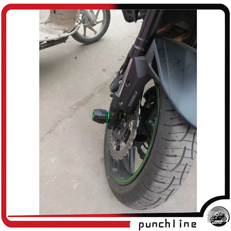 Подходит для Kawasaki Z900 Z 900 2016 2017 2018 2019 аксессуары мотоциклов передняя ось вилка Краш
