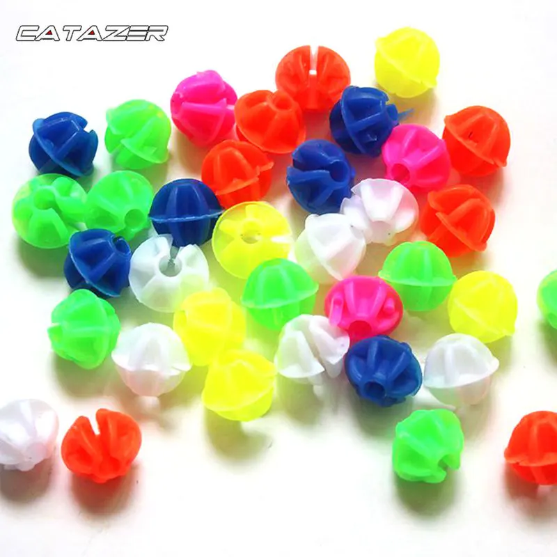 CATAZER 72Pcs Colorful Plastic Cycle Bike Wheel Spoke Clip Luminous Beads Bicycle Decors Bicycle Spokes Beads