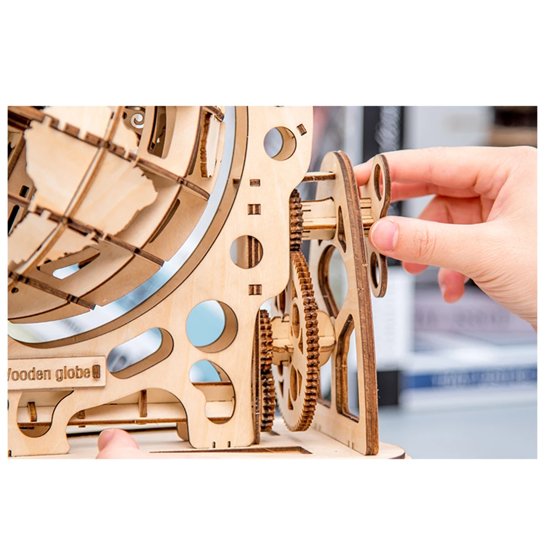Деревянные поделки DIY 3D Tellurion головоломка Модель Строительный набор украшения для домашнего декора