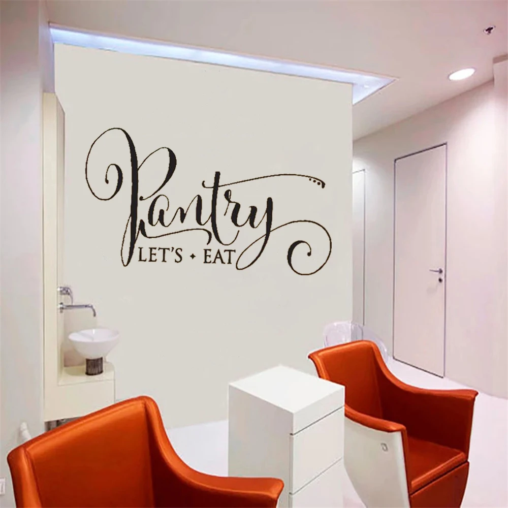 

Pantry Sign Vinyl Wall Stickers Mural For Kitchen Decoration Family Waterproof Self Adhesive Decals Adesivo De Parede DW5872