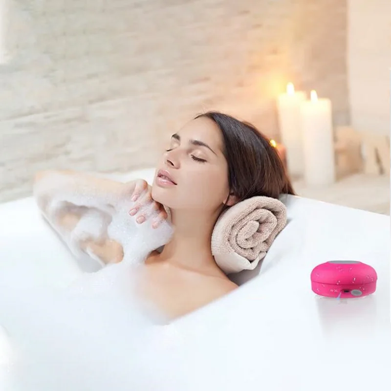 Портативный Bluetooth динамик водонепроницаемый беспроводной динамик громкий динамик мини сабвуфер звуковая коробка силиконовый Bluetooth динамик для душа