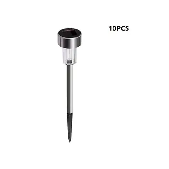 

Solar stainless steel small tube lamps home waterproof outdoor led garden landscape lamps lawn lamps