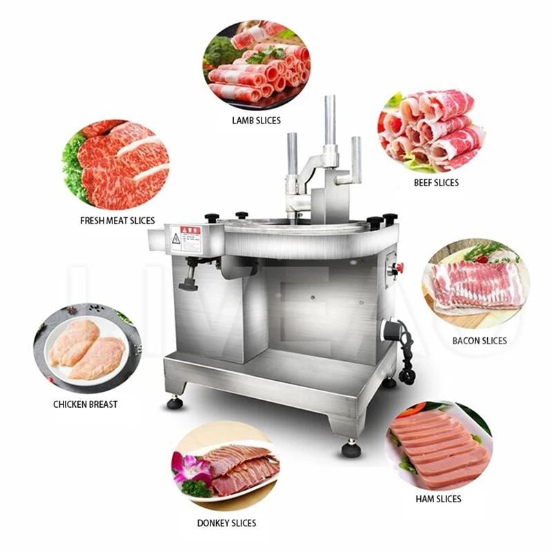 Automatic Fresh Beef Jerky Slicer Flake Pork Meat Mutton Cutting Slicing  Machine Chicken Breast Slice Making Machine