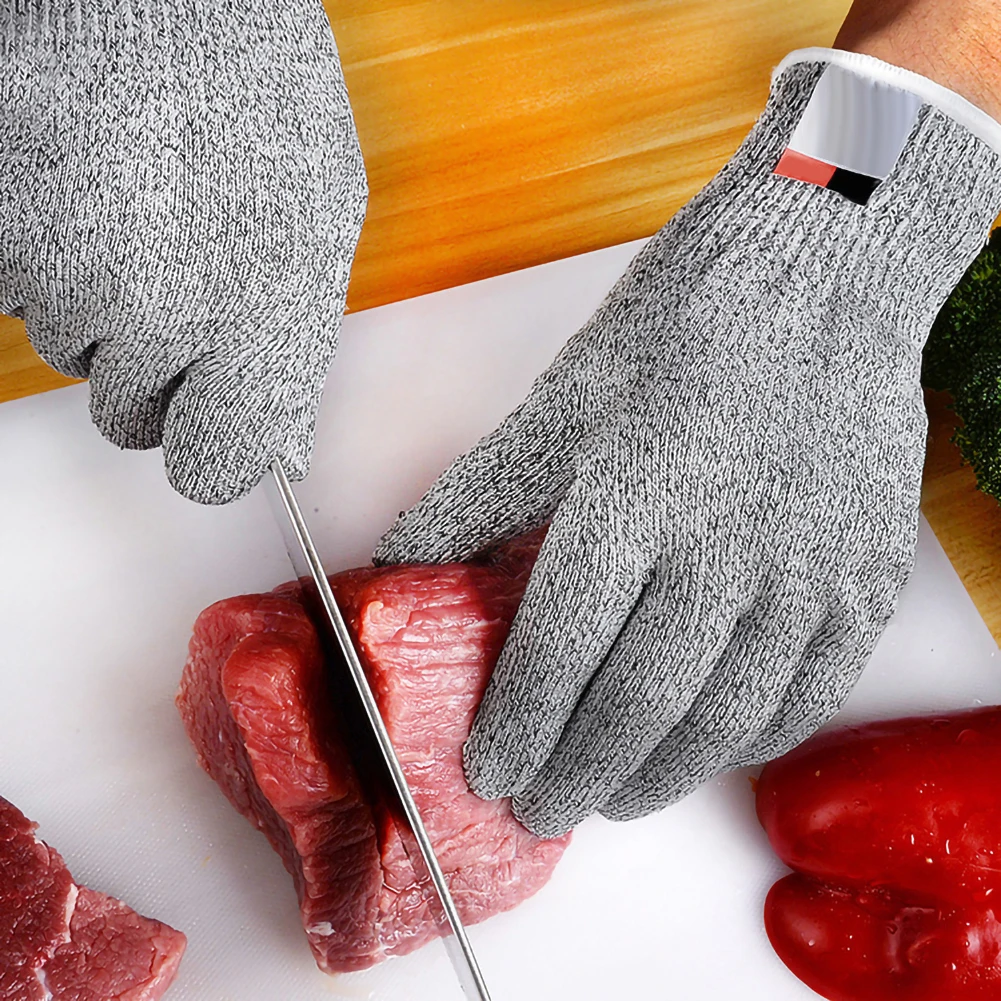 

Anti Cut Proof Gloves Protection Safety Kitchen Cutting Mandolin Slicing Shredder Work Fish Fillet Meat Cutting and Wood Carving