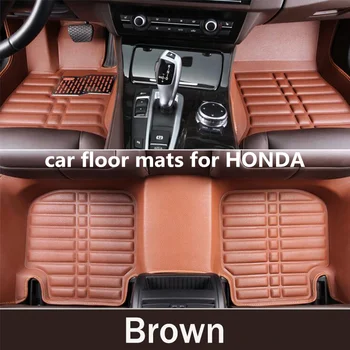 

3D Car Carpets Custom Car Floor Mats for Honda All Accord 2008 1997 CRV 2008 Fit 2009 Stream Car Accessories Carpets