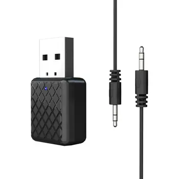

Bluetooth 5.0 Transmitter Receiver 3.5mm Stereo Audio Sound Music Dongle Adapter For TV PC Headphones Speakers