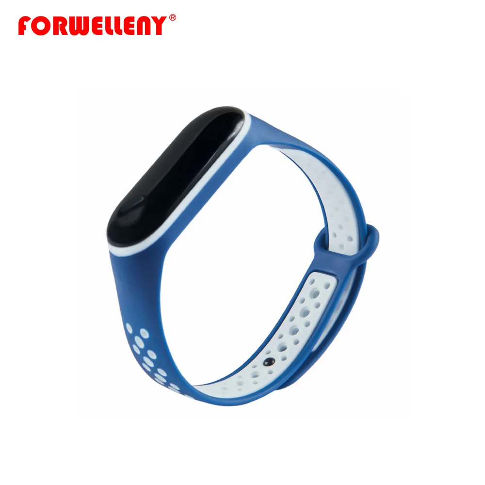 

For Mi Band 3 Mi band4 strap sport Silicone wrist Bracelet