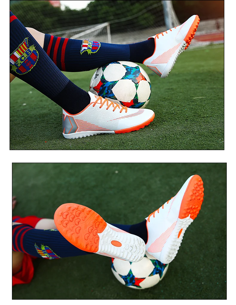 Football Shoes Men Turf Spikes Football Boy Women Outdoor Athletic Trainers Sneakers Adults Brand Professional Soccer Futbol (26)