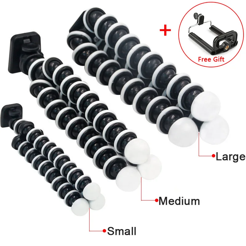 

Tripod Holder for Phone Telescopic octopus Tripod Desktop Tripod Small Digital SLR Camera Bracket For iPhone Andorid phone