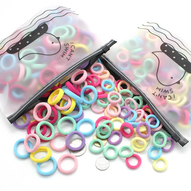 For Sale Hair-Rope Headbands Hair-Accessories Scrunchy Girls Gum for Basic Colorful 100pcs/Bag xXKkaZg6J