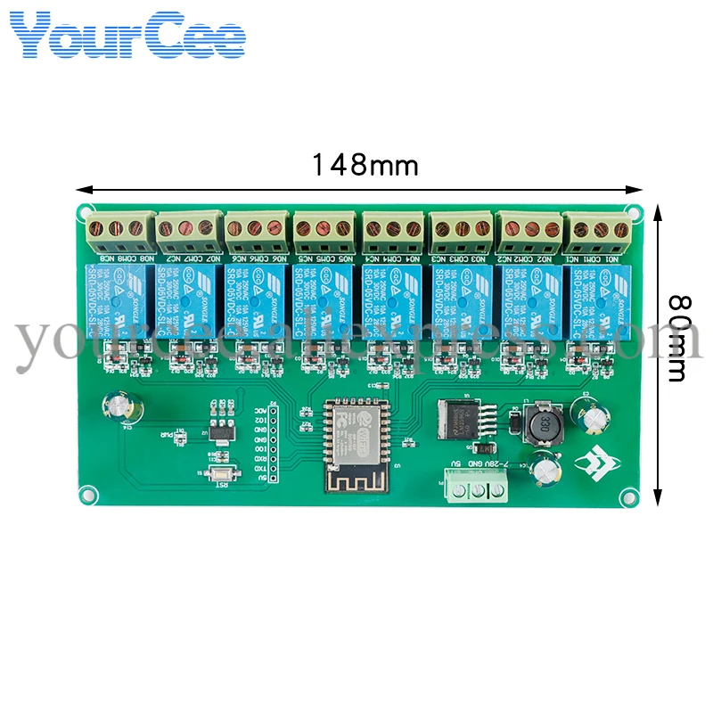 ESP8266 1/2/4/8/16 kanałowy sposób bezprzewodowy moduł przekaźnikowy AC/DC sp ESP-12F płyta rozwojowa WIFI 3 ESP8266 1/2/4/8/16 kanałowy sposób bezprzewodowy moduł przekaźnikowy AC/DC sp ESP-12F płyta rozwojowa WIFI - Image 3
