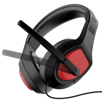 

SOONHUA 3.5mm Plug Headphone Wired Over-Ear Headset Gaming Headphones Earphone With Mic Adapter For PC Cell Phone