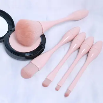 

5pcs Portable Makeup Brushes Set Powder Foundation Eyebrow Eyeshadow Facial Brush Cosmetic Beauty Brush Tools