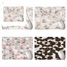 

Mouse Pad Practical Rubber Wear-resistant Marble Stripe Block Mouse Mat Table Decor for Laptop Mouse Cushion Mouse Mat