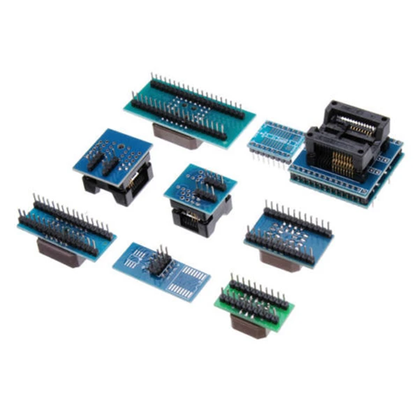 ABSF Mini Pro TL866CS USB BIOS programador Universal Kit con 9 Uds adaptador