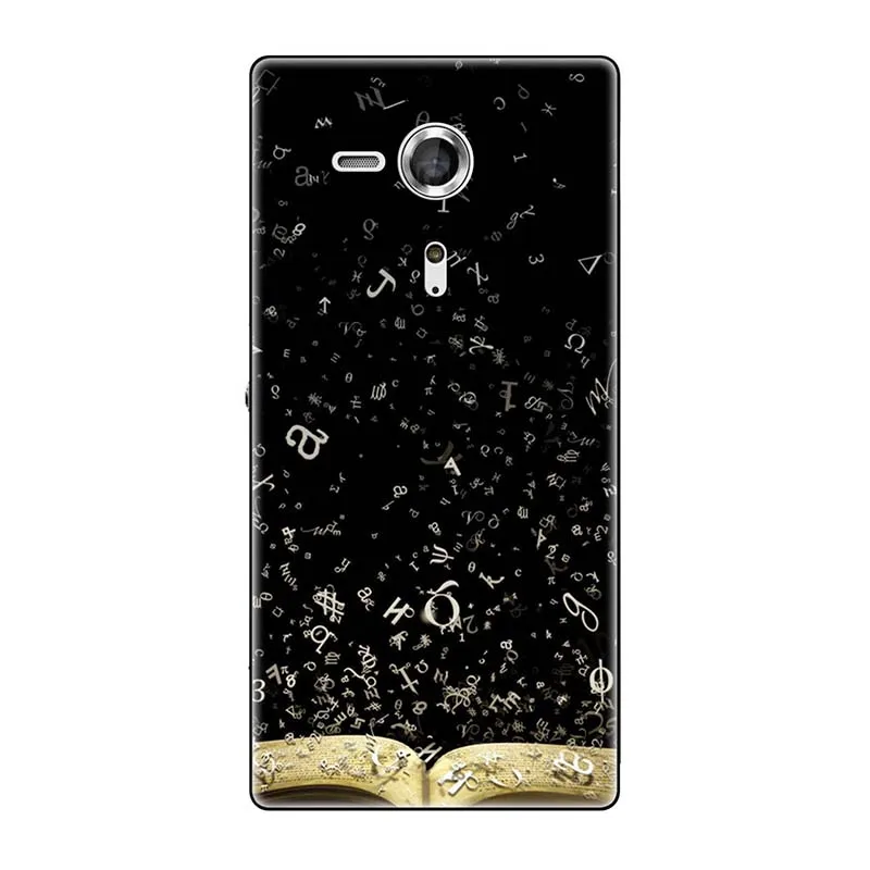 Мягкие чехлы для sony Xperia SP M35 M35h M35C C5303 C5306 C5302 чехол с принтом(розы); волк милый чехол-крышка с узорами чехол для телефона чехол Fundas Para - Цвет: A197