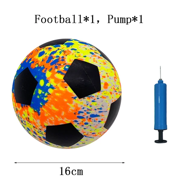 2pcs Sports Goods Set 1 Inflatable Basketball & Football & Volleyball Sports Ball with One Inflator for Kids Children Best Gifts 3