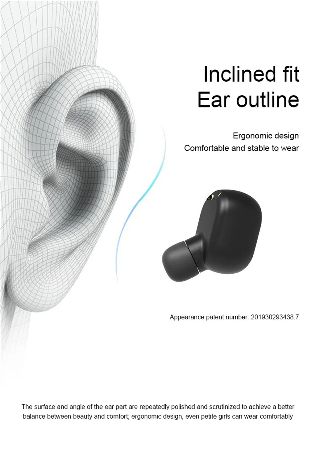 Wireless bluetooth headset