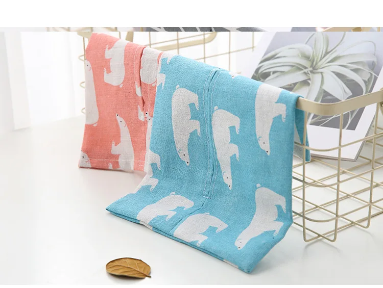 Cotton Linen Paper Towel Case Bag Cover Cotton Linen Simple Hipster Animal Tissue Box Restaurant Living Room Kitchen Paper Extra