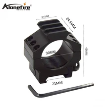 Alonefire MD3013 30 мм кольцо 21 мм рельс Вивер Пикатинни страйкбол винтовка стрелковое оружие тактические огни лазерный прицел охотничьи крепления