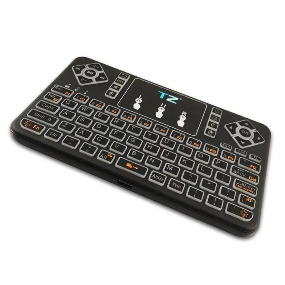 Q9s мини цветная Bluetooth беспроводная клавиатура холодная подсветка с тачпадом Q9 Air