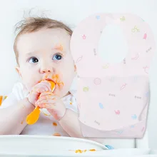 10 шт./партия, Нетканые Детские Мультяшные нагрудники для кормления младенцев, слюнявчик для младенцев, тканевый слюнявчик, одноразовые нагрудники для детей