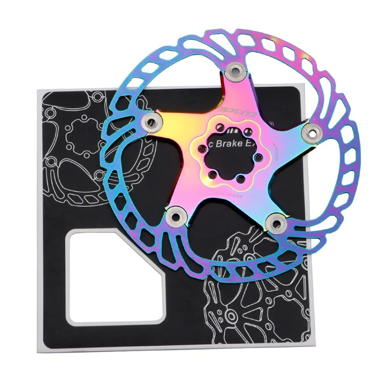 Rainbow MTB Quick Cool Down Disc Brake Rotor Full CNC Colorful Road Bike brake disc 140/160/180/203mm