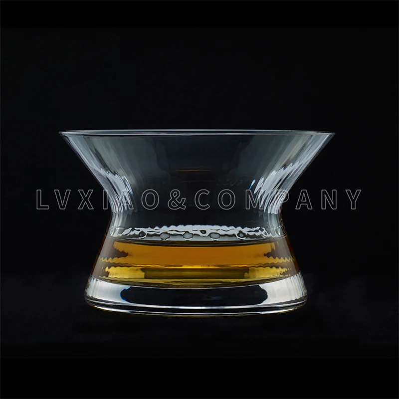 バースデーマーク-ウィスキーガラスコーヒーカップ50mlスイベルスピリットクリエイティブティーカップ
