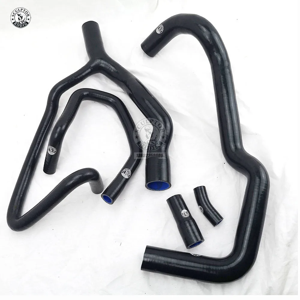 Силиконовый шланг радиатора для PEUGEOT 306/406 2.0L 16V EW10 1995-2004 (5 шт.) красный/синий/черный