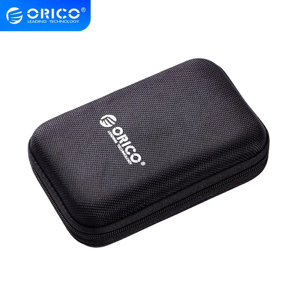 Venta ORICO 2,5 pulgadas HDD SSD bolsa de protección bolsa de Nylon con cremallera externo portátil HDD caja organizador electrónico Estuche de transporte Manebl9