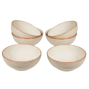 

Set of bowls (6 pcs) (15 x 15 x 6 cm) - Queen Kitchen Collection