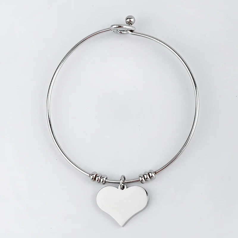 Silver-heart Браслет для детей Звездное Сердце Кот клевер браслет золотой для женщин браслет «Древо жизни» браслет Серебряный Шарм ювелирные изделия минималистичный счастливый - Окраска металла: Silver-heart
