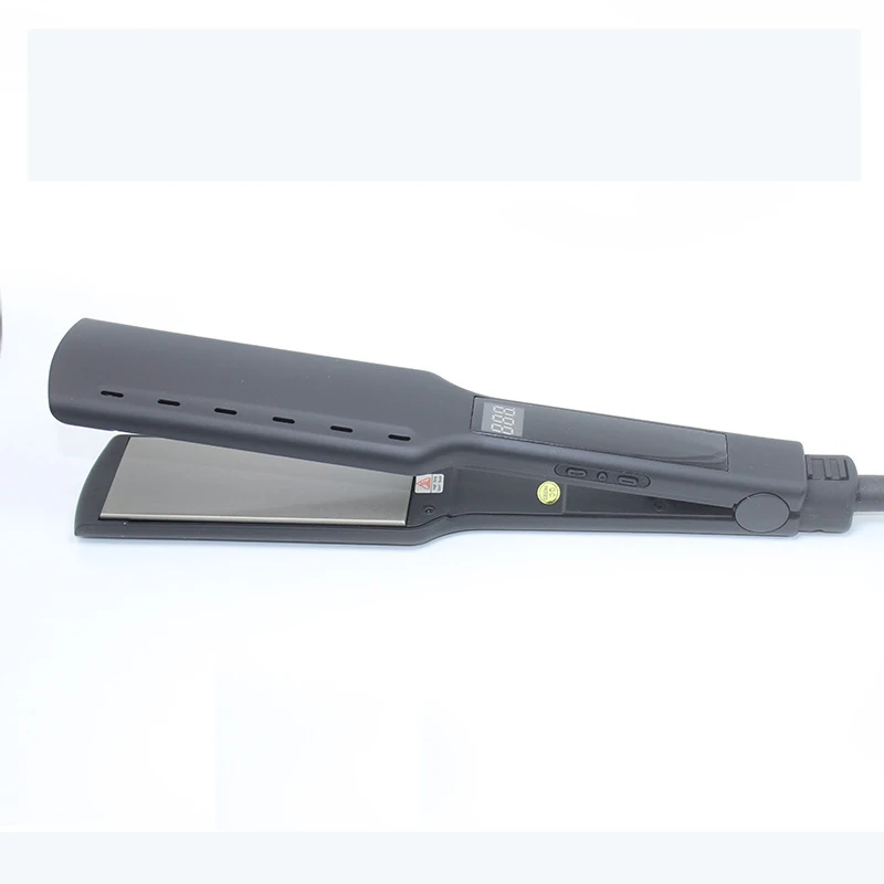 

J137 Hair Flat Iron Sloshing Titanium Iron Vibrate Fast Vibrating Hair Straightener(Wide Board Us Plug)