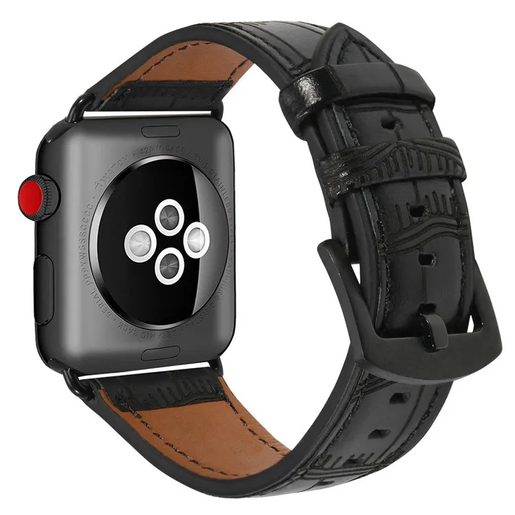 Ремешок correa для apple watch 5 3 4 ремешок для apple watch iwatch ремешок 38 мм 42 мм pulseira кожаный ремешок 44 мм 40 мм ремешок для часов