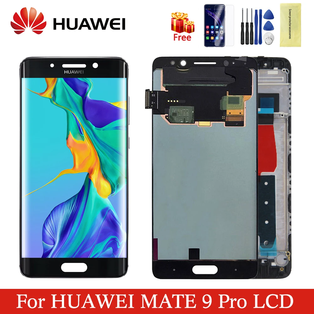 

Original OLED LCD For 5.5" Huawei Mate 9 Pro Mate9 Pro LCD Display Screen With Frame + Touch Screen Panel Digitizer Replacement