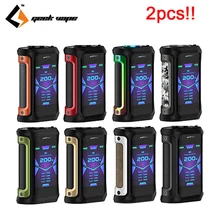 2 шт.! Geekvape Aegis X Mod 200 Вт TC Vape Mod fit Cerberus Subohm/Aero Mesh Tank 2.0AS чипсет Водонепроницаемый Бокс мод