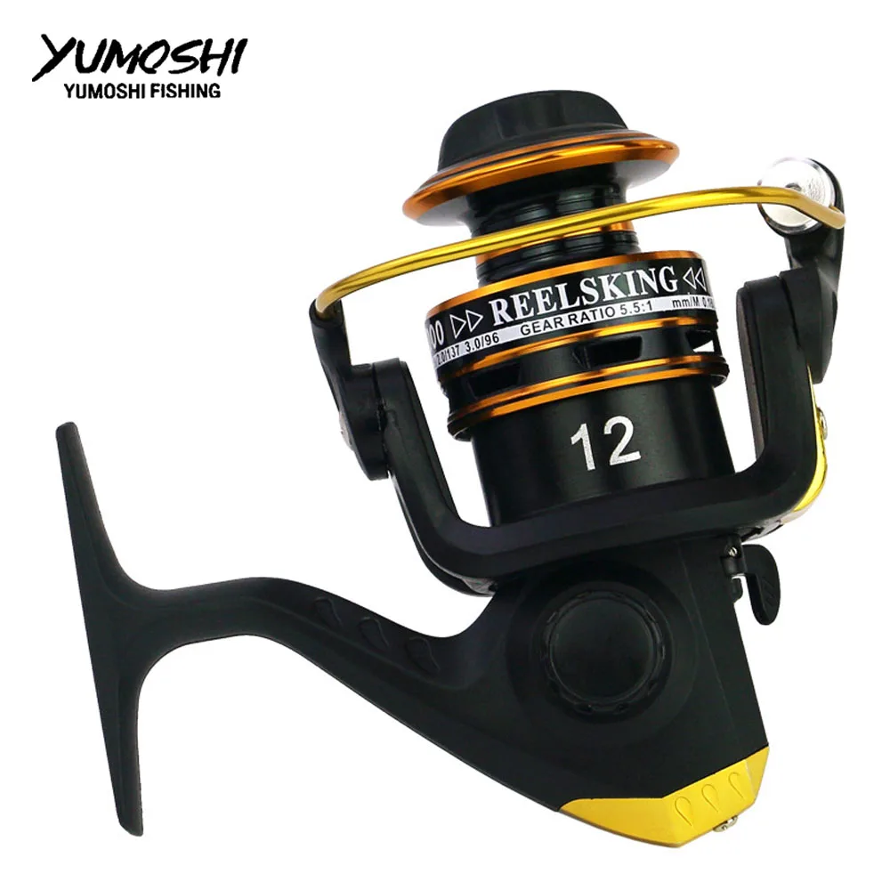 YUMOSHI Spinning Fishing Reel HC2000A VX2000 SQ2000 Sea Fishing Reel Left/Right 12BB Up 5.5:1 Tackle Casting Fishing Reel YUMOSHI Spinning Fishing Reel HC2000A VX2000 SQ2000 Sea Fishing Reel Left/Right 12BB Up 5.5:1 Tackle Casting Fishing Reel