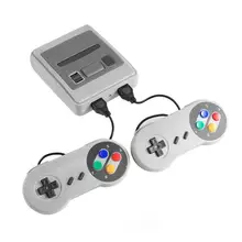 Mini consola de videojuego Retro de 8 bits salida AV mando de juegos integrado en 621 consola de videojuegos clásicos regalos de cumpleaños