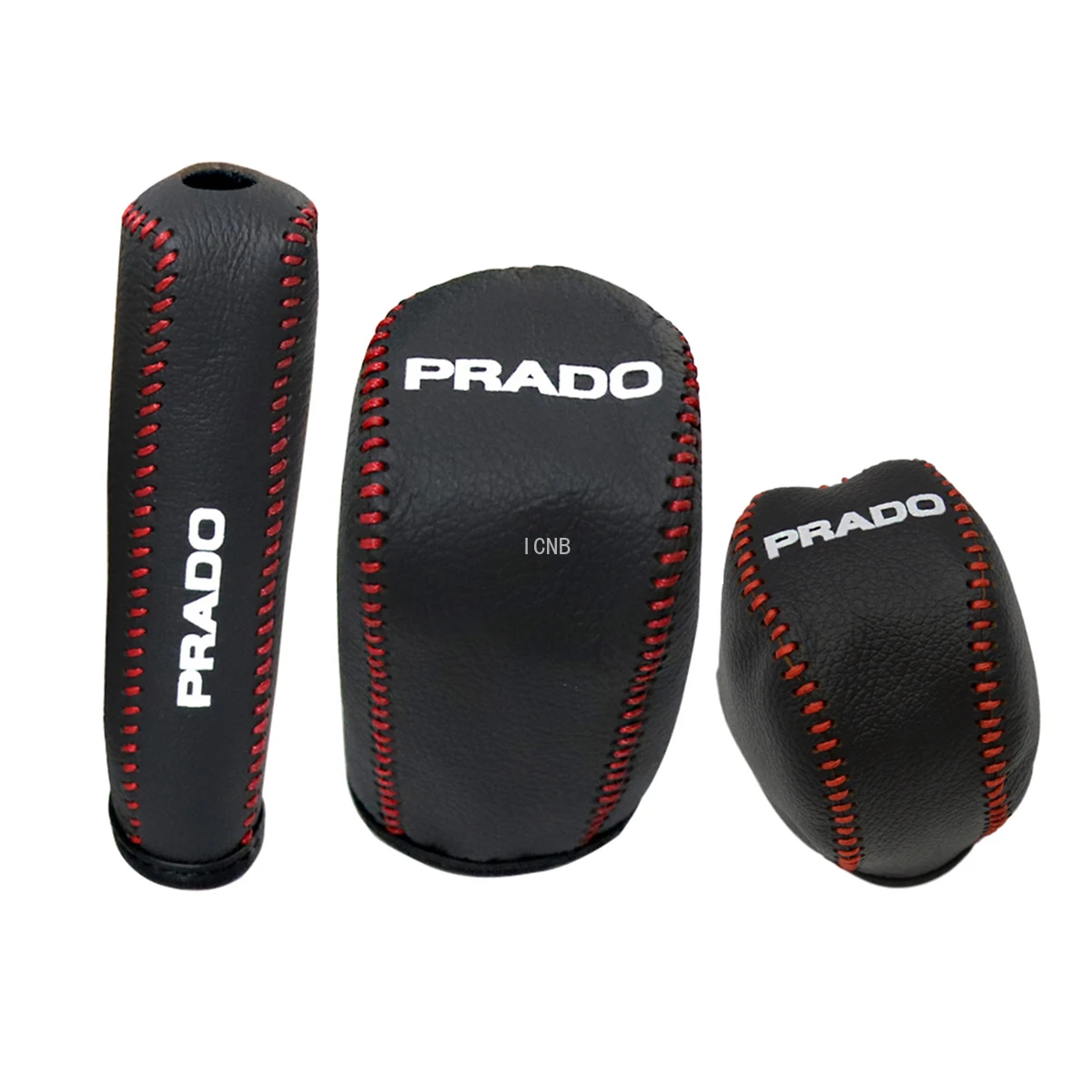 Hand-sewn Gear and Handbrake Cover for Toyota Land Cruiser Prado 120 2003-2009 car gear and handbrake cover