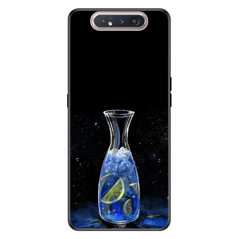 Geruide 6,7 дюймов чехол для samsung A80 чехол, закаленное стекло чехол cubierta para Для samsung Galaxy A80 A 80 A805F A90 чехол
