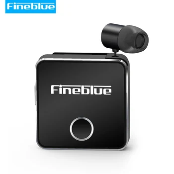 

Newest Fineblue F1 Business Wireless Bluetooth V5.0 Headset Vibrating Alert HD Handsfree Earphone with Mic