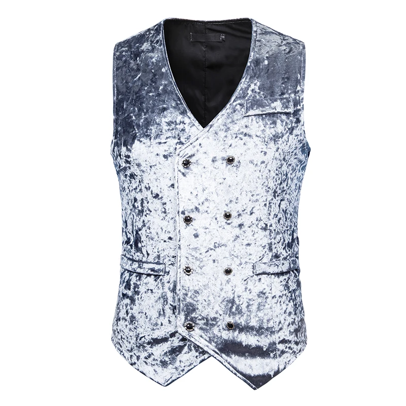 PUIMENTIUA Mens Slim Fit Double Breated Suit Vest 2019 Brand Formal Dress Business Wedding Vest Waistcoat Men Solid Color Homme PUIMENTIUA Mens Slim Fit Double Breated Suit Vest 2019 Brand Formal Dress Business Wedding Vest Waistcoat Men Solid Color Homme