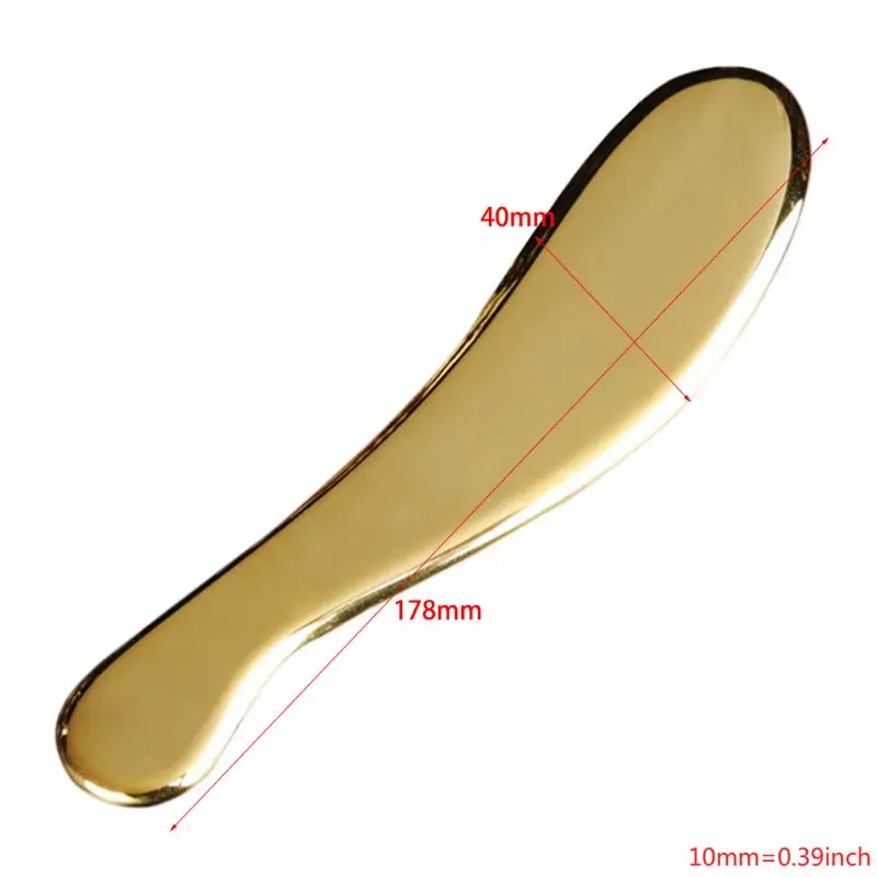Copper Gua Sha Massage ToolPhysical Therapy ToolsSoft Tissue Therapy Used for Back Legs Facial ArmsNeckShoulder